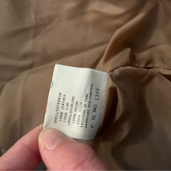 Vintage leather jacket size S/M - Picture 6 of 8